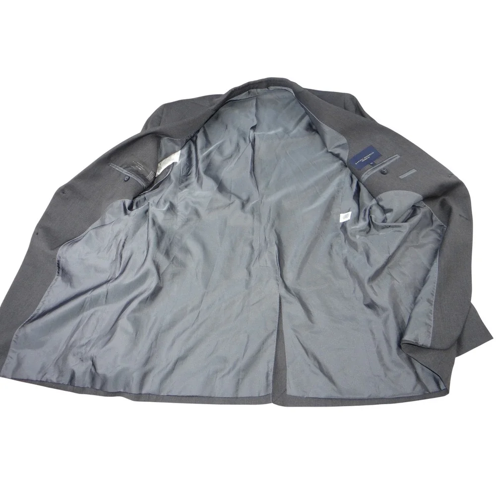 Banana Republic Modern Fit 42L Charcoal‎ Grey Wool Blend Suit Jacket Blazer